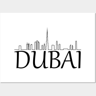 Dubai Skyline Posters and Art